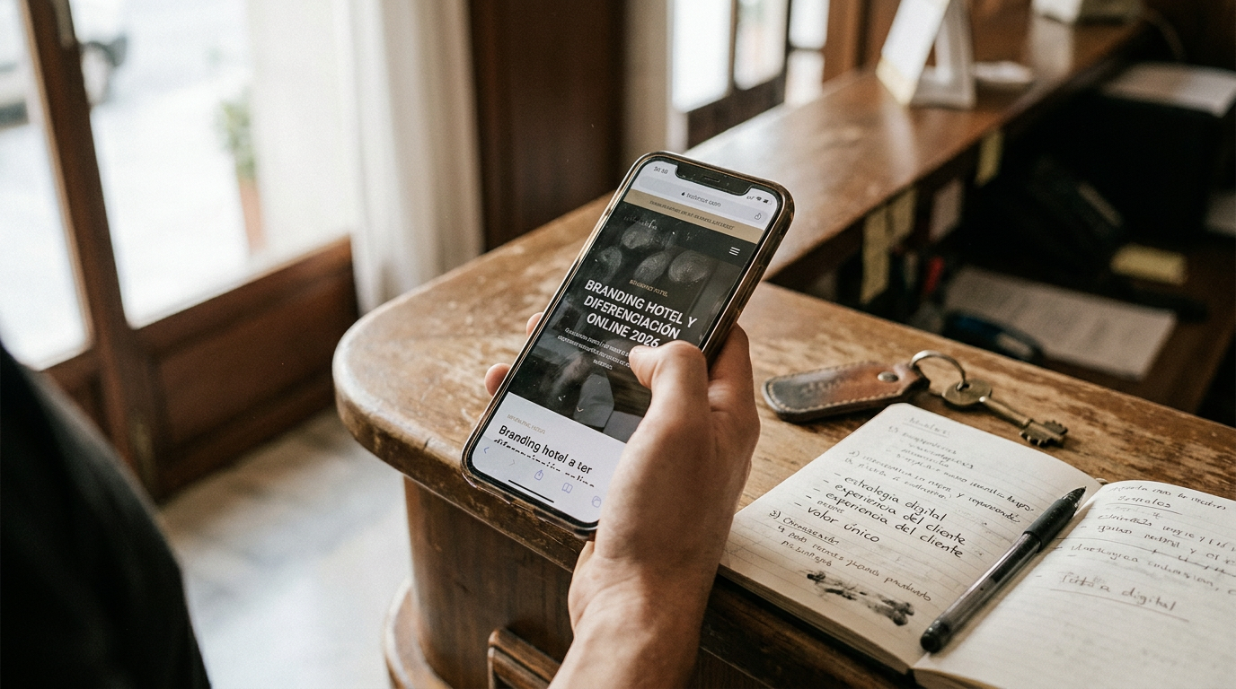Branding hotel y diferenciación online en 2026