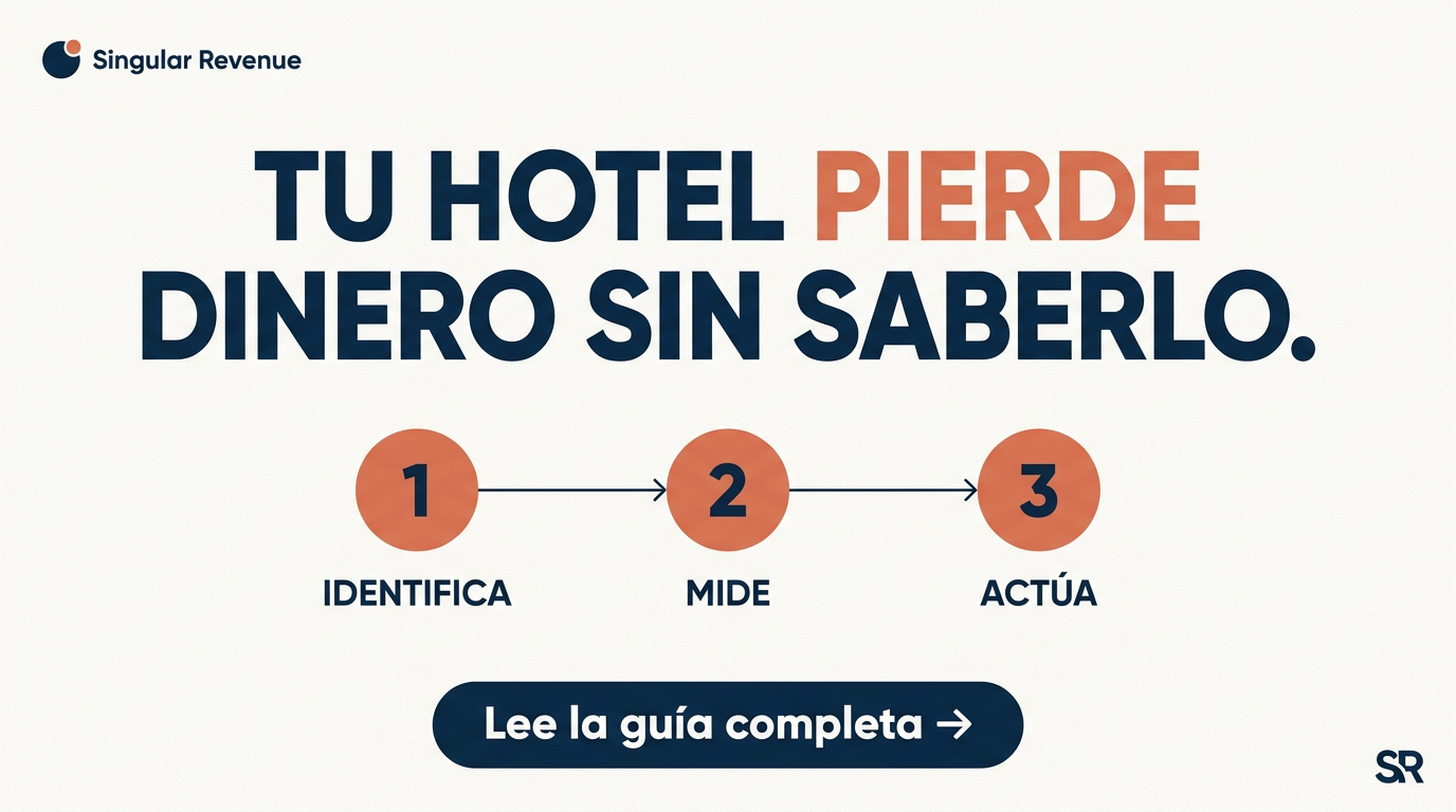 Coste oportunidad hotelero: cómo medirlo en 2026