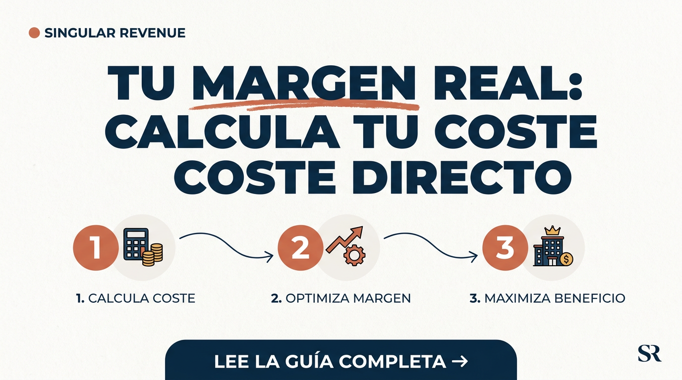 Coste servicio directo hotel: calcula tu margen en 2026