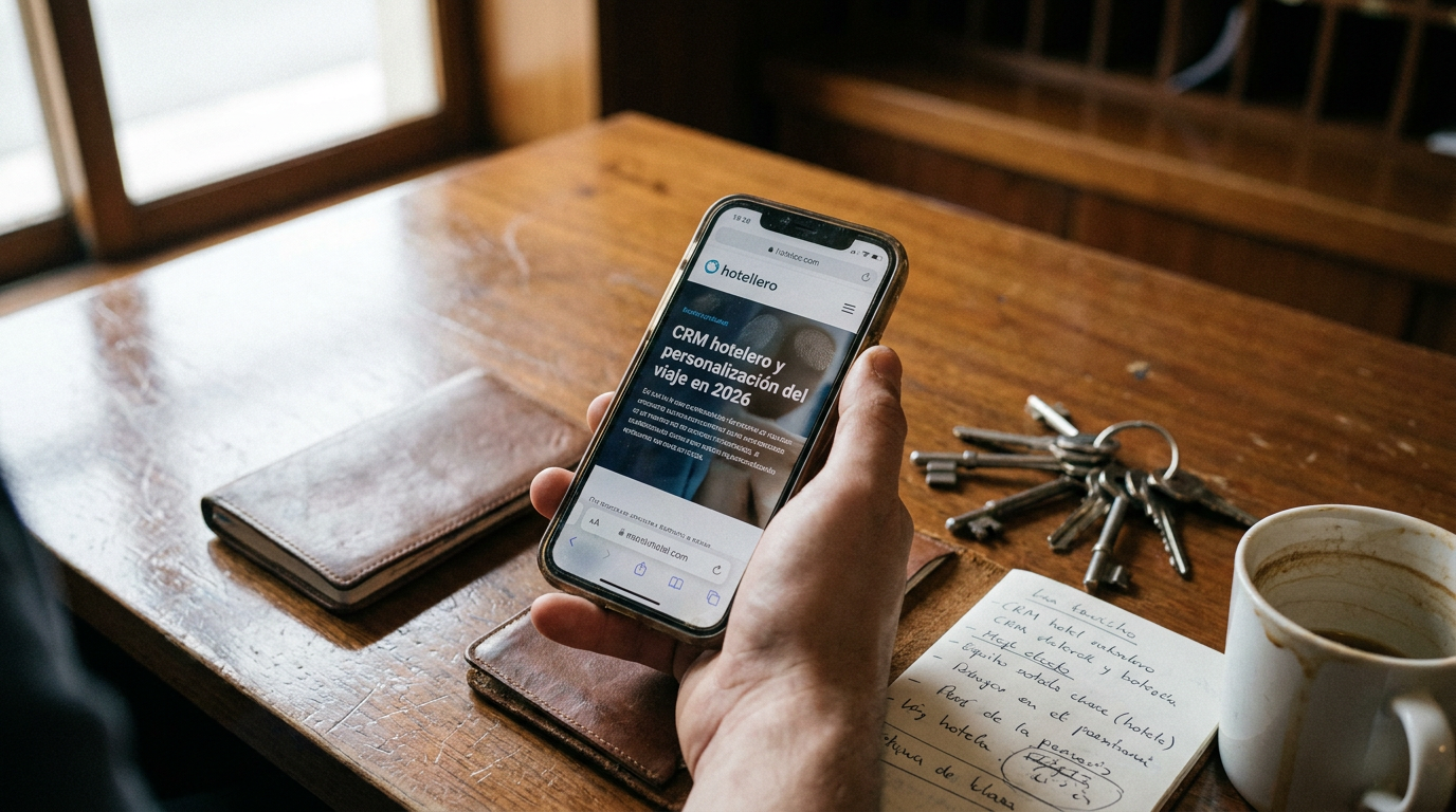 CRM hotelero y personalización del viaje en 2026