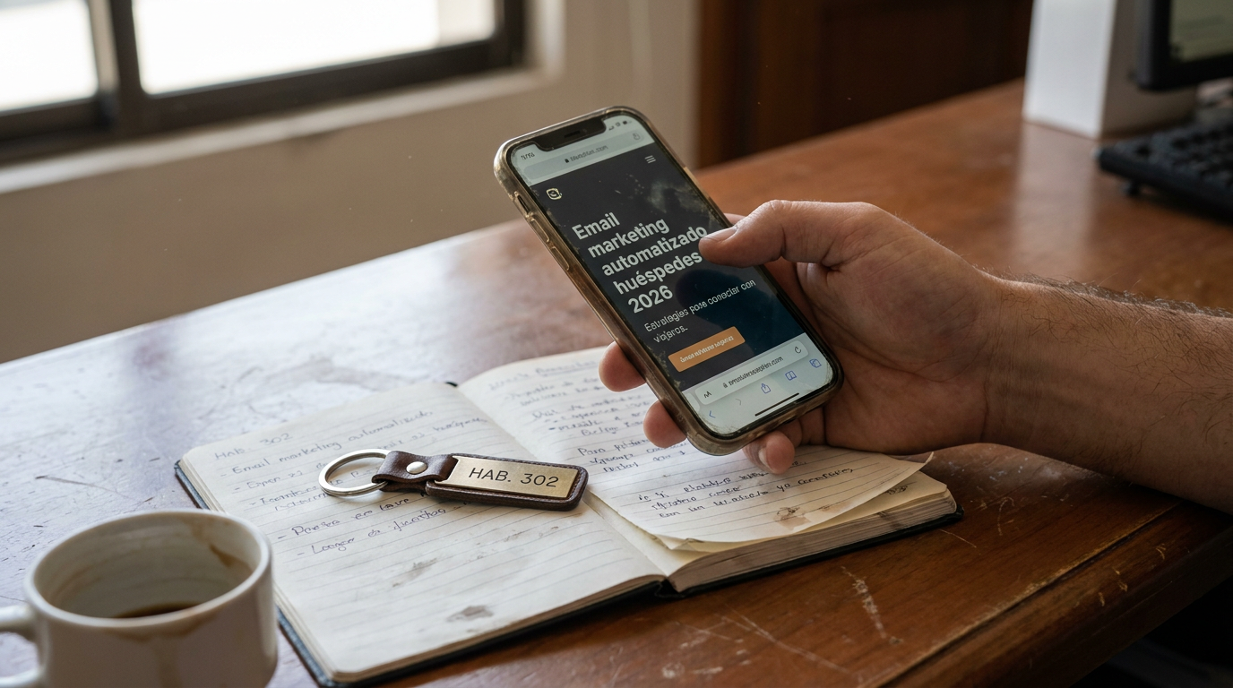 Email marketing automatizado huéspedes en 2026