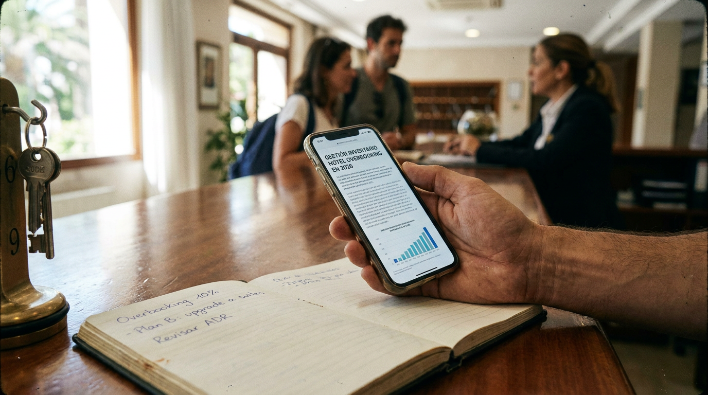 Gestión inventario hotel overbooking en 2026