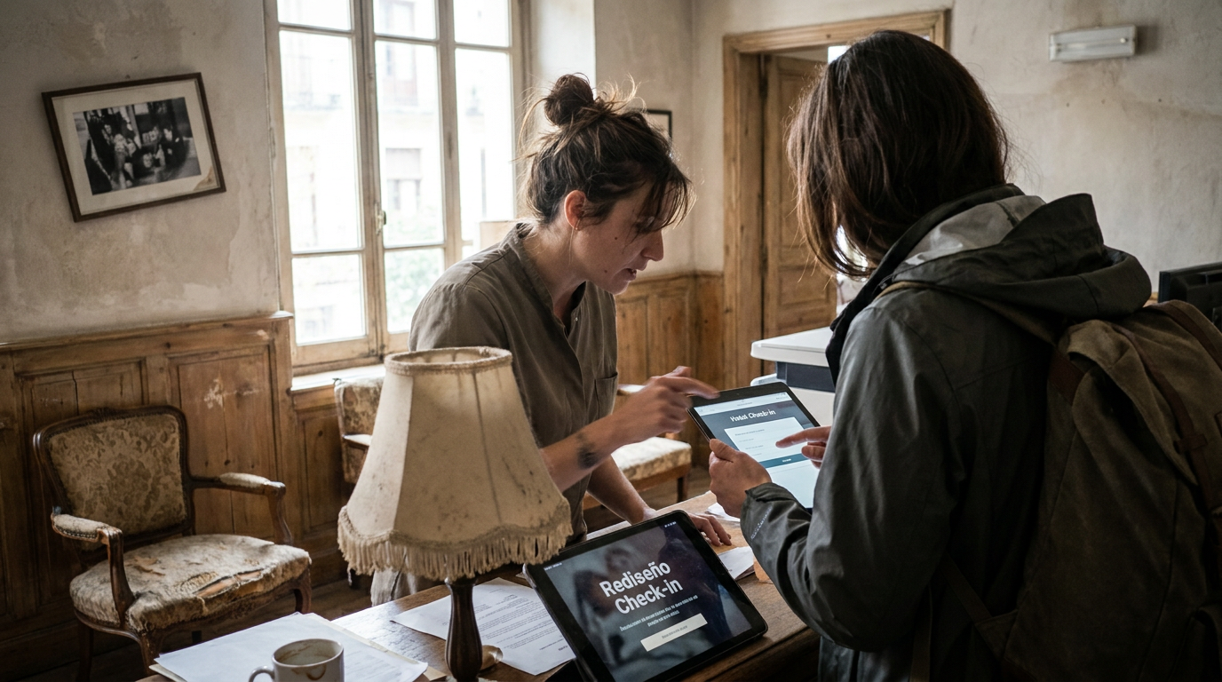 Rediseño check-in app: menos colas y más upsells