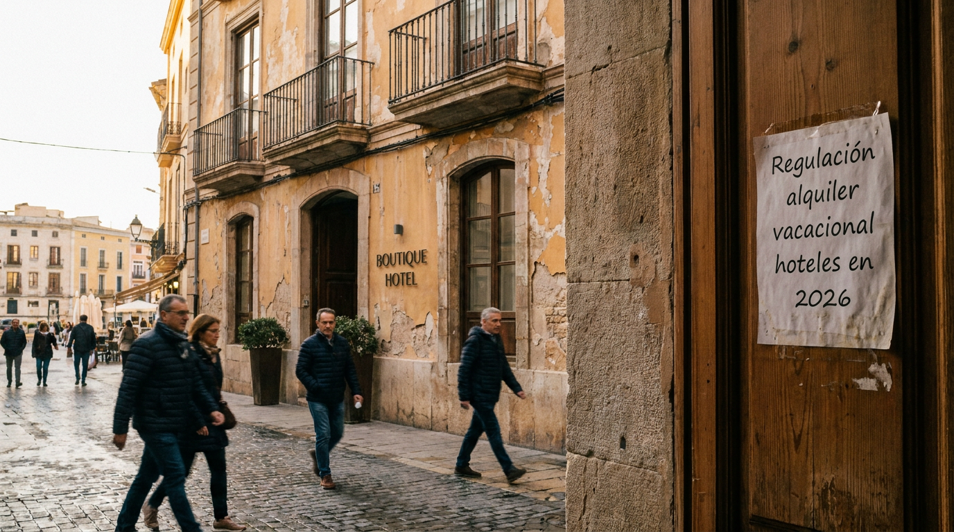 Regulación alquiler vacacional hoteles en 2026