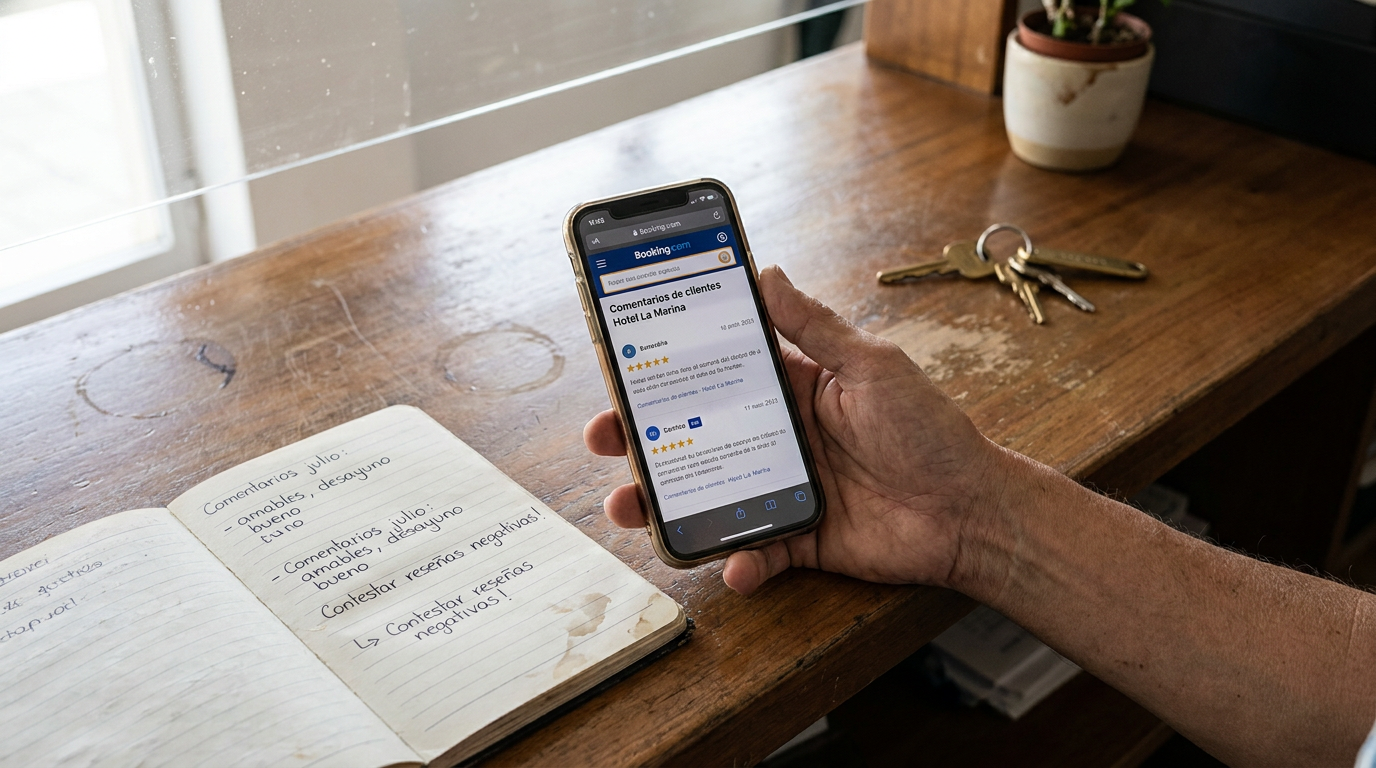 Reseñas de hotel en Google y Booking: tu activo clave