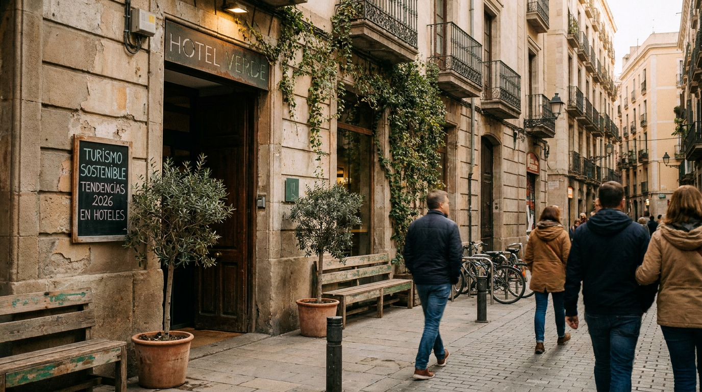 Turismo sostenible tendencias 2026 en hoteles